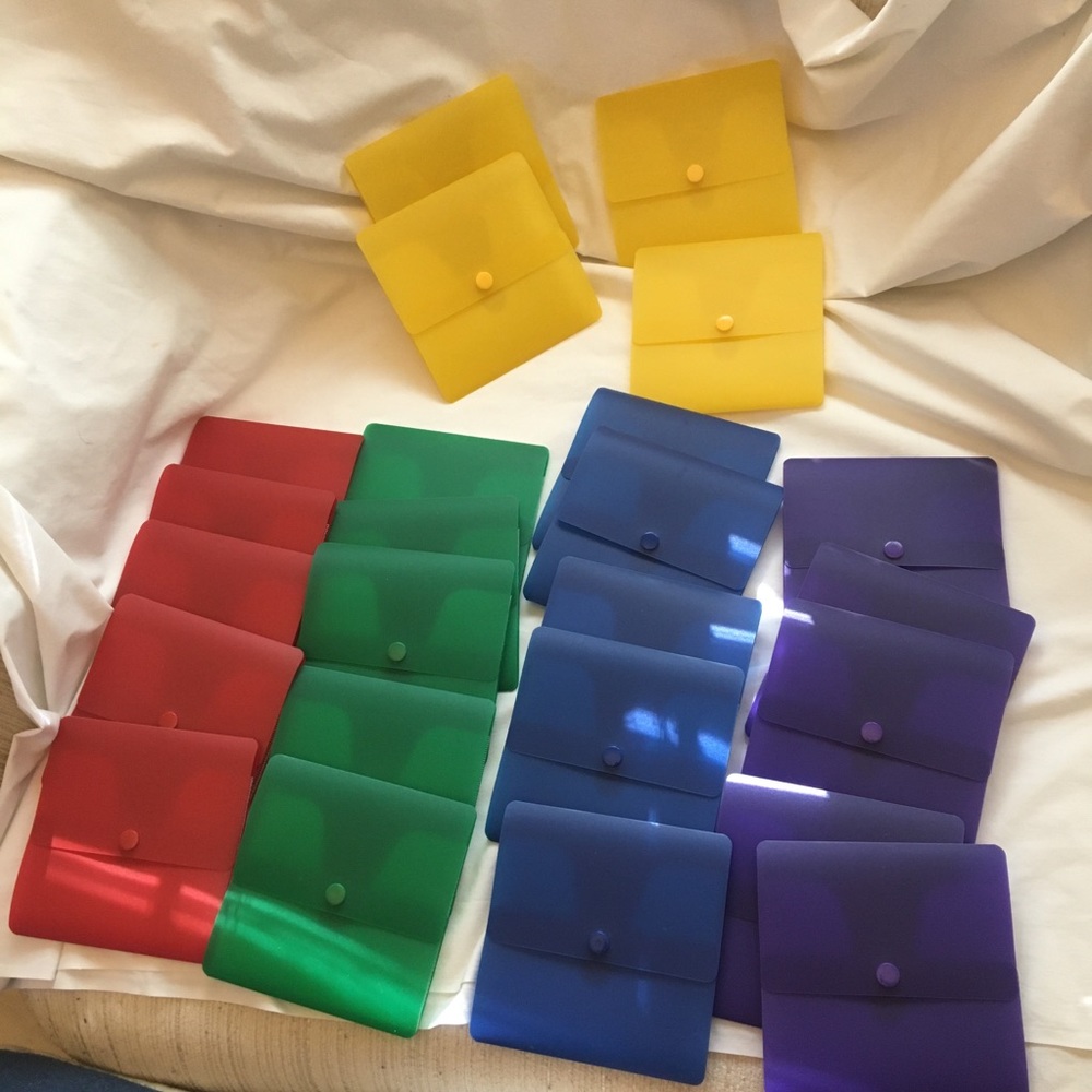 Lot of 24 Disk Cases for CD/DVD Multiple Colors and uses.